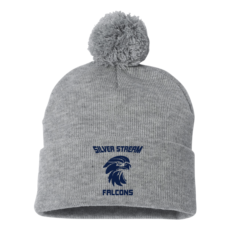 SPORTSMAN® 12" Pom-Pom Cuffed Beanie